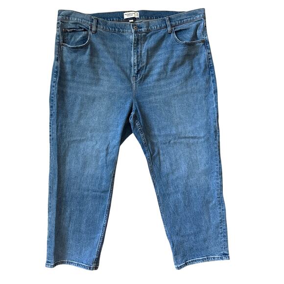 Abercrombie & Fitch Plus Curve Love Ankle Straight Ultra High-Rise Size 22 Short - Picture 6 of 10